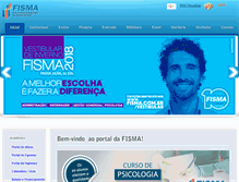 Tablet Screenshot of fisma.edu.br